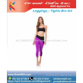 Ropa de entrenamiento físico niñas leggings delgados + tops mujeres conjuntos de yoga sujetador + pantalones